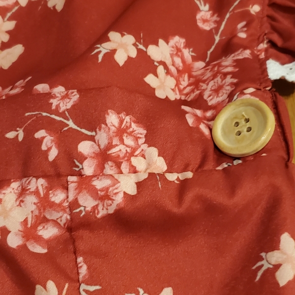 Newborn Floral Romper with matching ribbon for head. NWOT - Picture 7 of 16